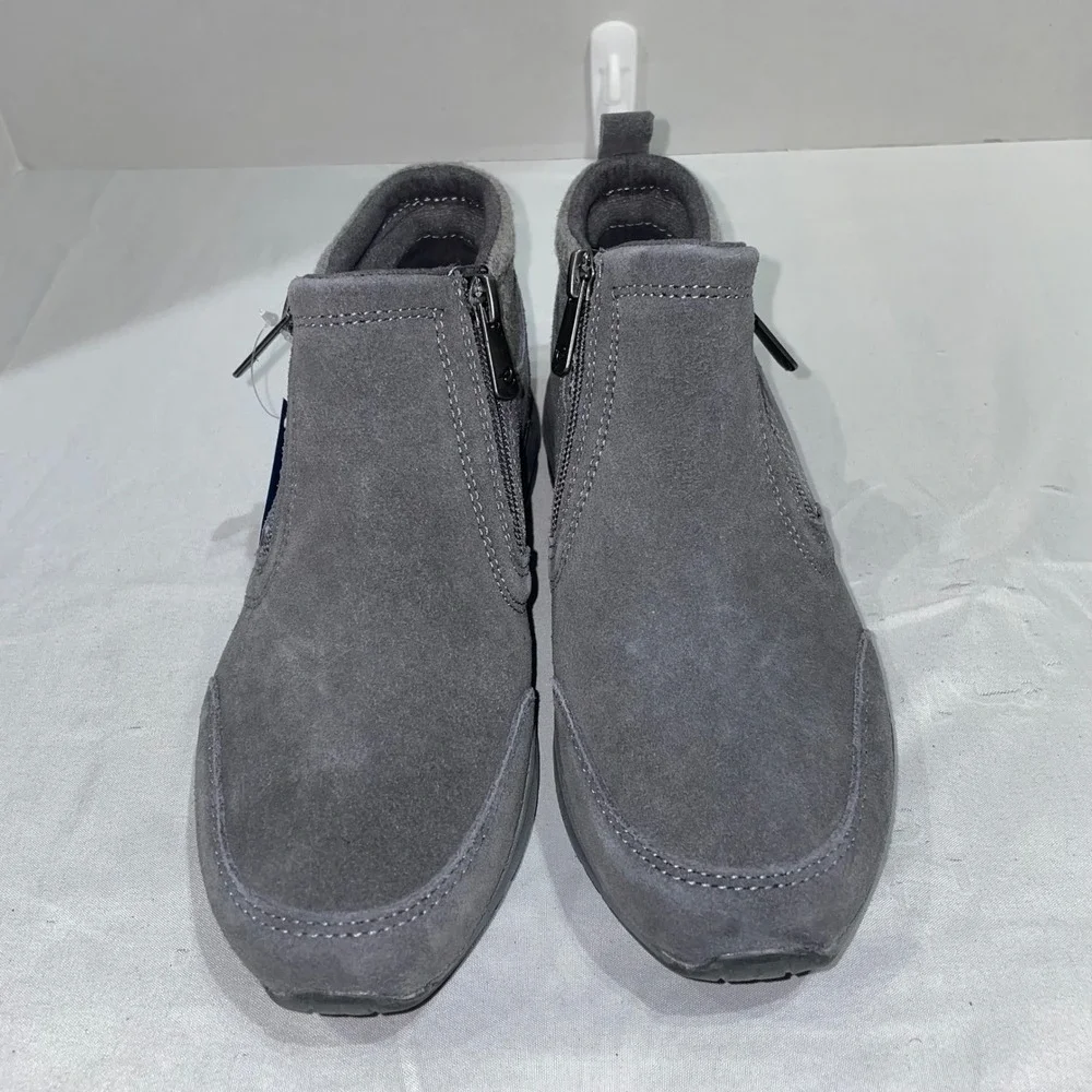 Easy Spirit Setshuffle‎ Kids Grey Suede Water Resistant Ankle Boots Size 5M